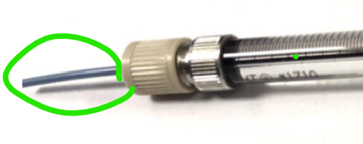 Test Syringe Needle for VROC initium 1++